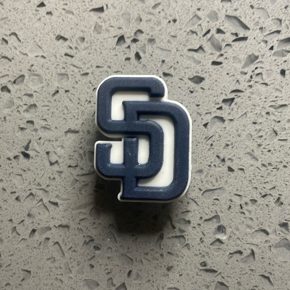 7/$10 San Diego Padres jibbitz crocs shoe charm